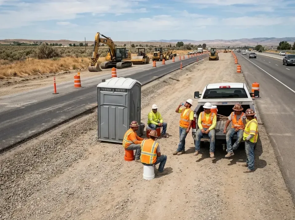 highway-road-construction-crew-007 — frequently asked questions, Porta Potty and Restroom Rentals in Coalville, UT
